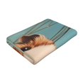 thumbnail image 5 of Zufioo Hot Air Balloon Guinea Pig Print Silver Fox Fleece Beach Towel 27.5x55in, Super Absorbent Bath Towel, Suitable for Adult Beach, Swimming Pool and Home Use-One Size, 5 of 6