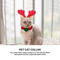 thumbnail image 4 of USHOBE 2Pcs Pet Antlers Head Band Multi Polyester Christmas Themed Circle Decoration For Cat, 4 of 5