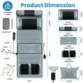 thumbnail image 5 of TeqHome Massage Mat for Full Body Back Massager with Heat Vibrating Adjustable Heating Level and Intensity Holiday Gifts for Women Men, 5 of 12