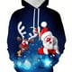 thumbnail image 3 of Sudadera con capucha divertida para hombre, con estampado 3D, temática navideña, con cordón, ropa deportiva, camisetas de manga larga, ropa informal para hombre, 3 of 4