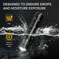thumbnail image 6 of PortableOut LED Tactical Flashlight, 2000 Lumens Torch, All Metal, Mini Powerful Handheld Military Grade, Zoomable, Waterproof, for Outdoor, Camping, Emergencies (2 Pack), 6 of 6