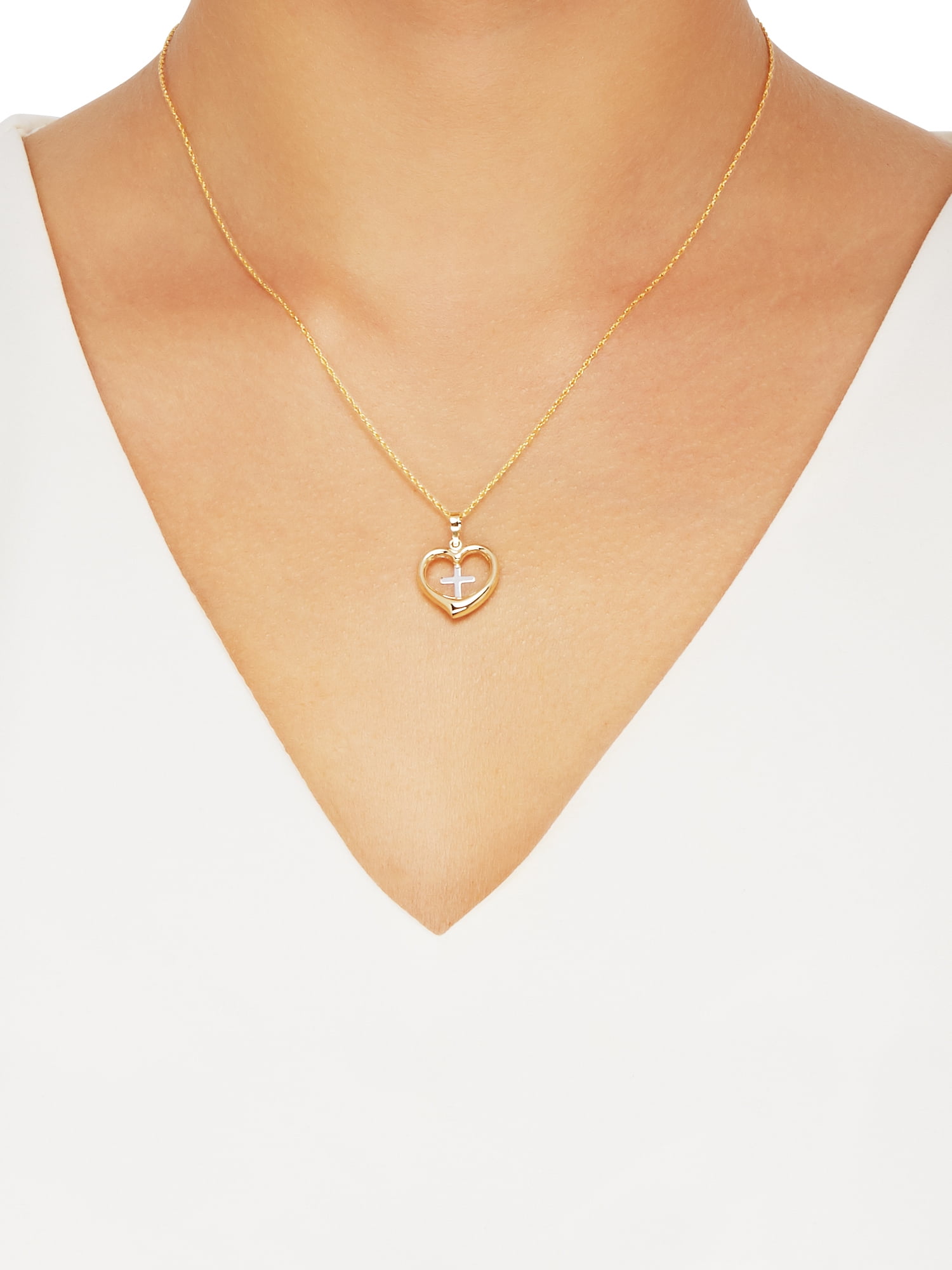 Brilliance Fine Jewelry 10K Yellow Gold on Gold Filled Necklace