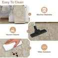 thumbnail image 4 of Boho Area Rugs for Living Room 3'x 5' Machine Washable Vintage Print Large Throw Non Slip Bedroom Rugs, Brown, 4 of 5