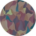 thumbnail image 1 of Ahgly Company Machine Washable Indoor Round Transitional Gray Area Rugs, 5' Round, 1 of 7