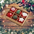 thumbnail image 1 of Fiudx Adorno Navideño de Lana, Diseño Irrompible, Perfecto para Fiestas, Multiusos, Ideal para Bodas, Fiestas, Hogar y Oficina, Juego de 6 Piezas., 1 of 5