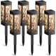 thumbnail image 1 of Luces solares para jardín al aire libre, 6 piezas de linterna solar para decoración de jardín con luz blanca cálida, IP65 impermeable, luz solar para exteriores, encendido y apagado automático para, 1 of 8