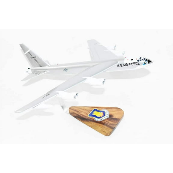 22nd Bomb Wing "City of Riverside" March AFB 1964 RB-52B  Model,  1/124 (18") Scale, Mahogany