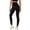 j13-Black, variant on Womens Leggings Athleisure Solid Color Ankle Slim-Leg Seamless Waistband High Legging Ladies Casual Comfortable Breathable Soft Daily -Lifting Ribbed Yoga Pants,S