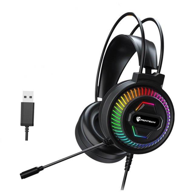 Auriculares estéreo de 3,5 mm con cable para en la oreja para 7.1 con USB jinwen auriculares para juegos