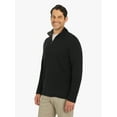 thumbnail image 4 of Chaps Men's & Big Men's Woodland Quarter Zip Sweater, Sizes S-2XL, 4 of 9