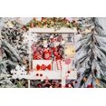 thumbnail image 4 of Christmas Backdrop Winter Hot Cocoa Children Photo Backgrounds Snowy Pine Tree Forest Photo Booth Props, 7x5ft, 4 of 5