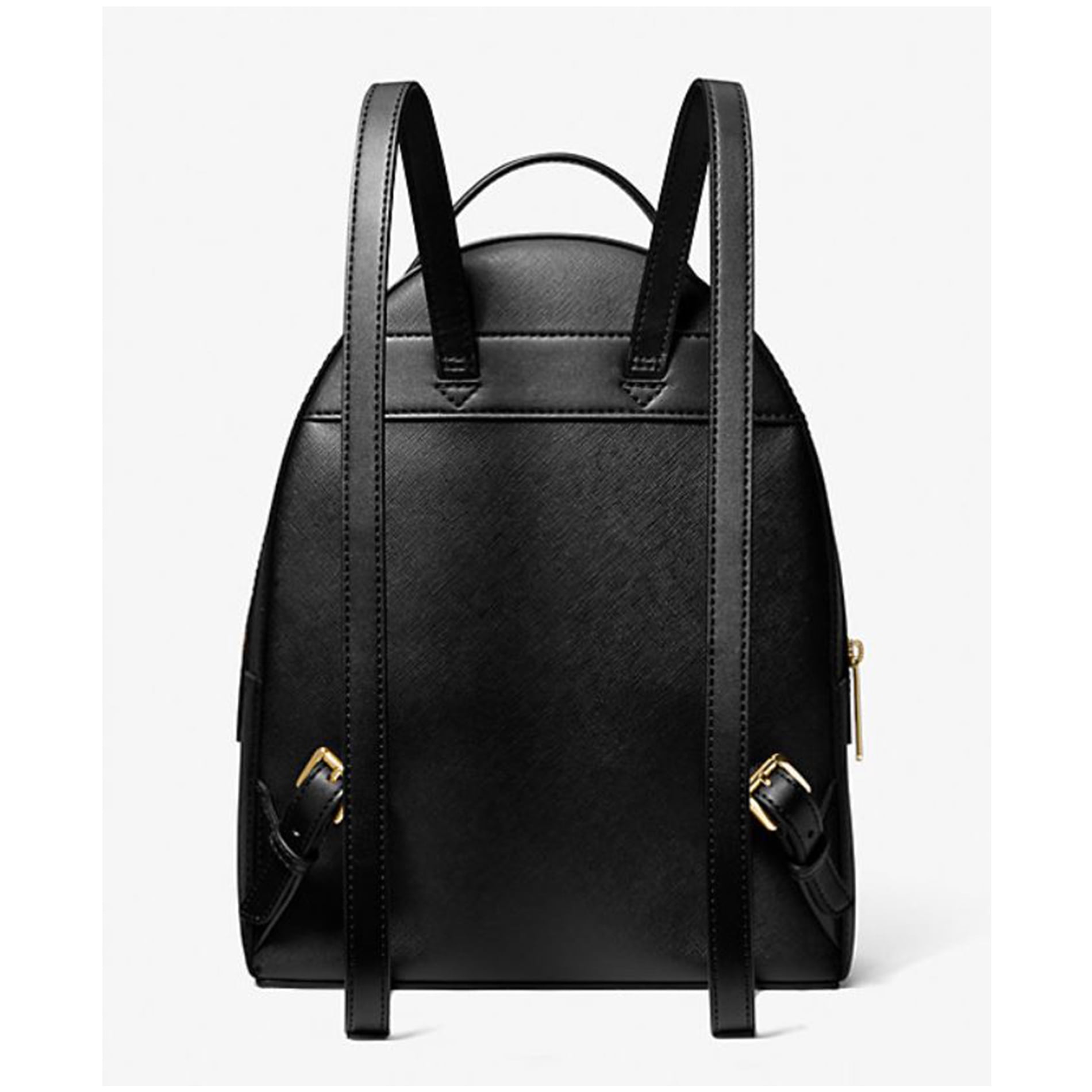 Michael Kors Womens Sheila Medium Logo Backpack (Black Leather) 35F3G6HB6L-001