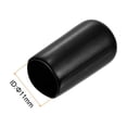thumbnail image 3 of Uxcell 25pcs Tapas de goma 7/16"(11mm) ID Cubierta de tapa redonda de vinilo negra, 3 of 5
