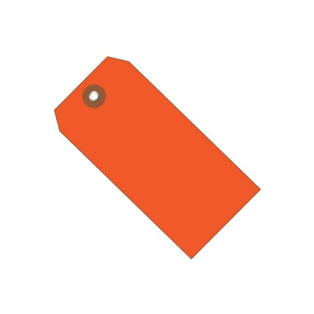 UPC: 0848109036700 | Box Partners Plastic Shipping Tags 4 3/4 x 2 3/8 Orange 100/Case G26053