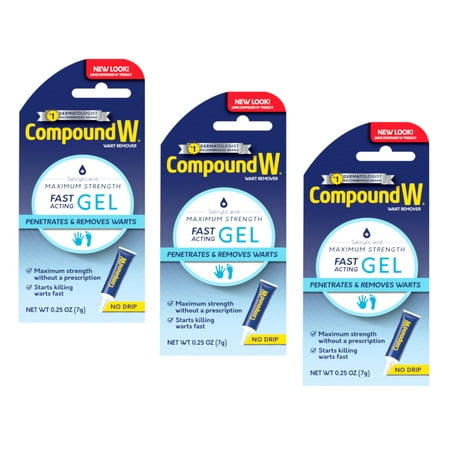 CompoundW Fast Acting Wart Remover (3 pack)