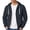 Navy -AZ26, variant on Dwellite Sweatshirts Men Full Zip Hoodie Fleece Zipper Sweatshirt Casual Hooded Jacket Lightweight Fleece Lined Hood for Fall Winter Casual Wine 3XL