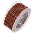 thumbnail image 3 of Unique Bargains Nylon Thread Twine Beading Cord 3mm Extra-Strong Braided Nylon Crafting String 4M/13 Feet, Saddle Brown, 3 of 7
