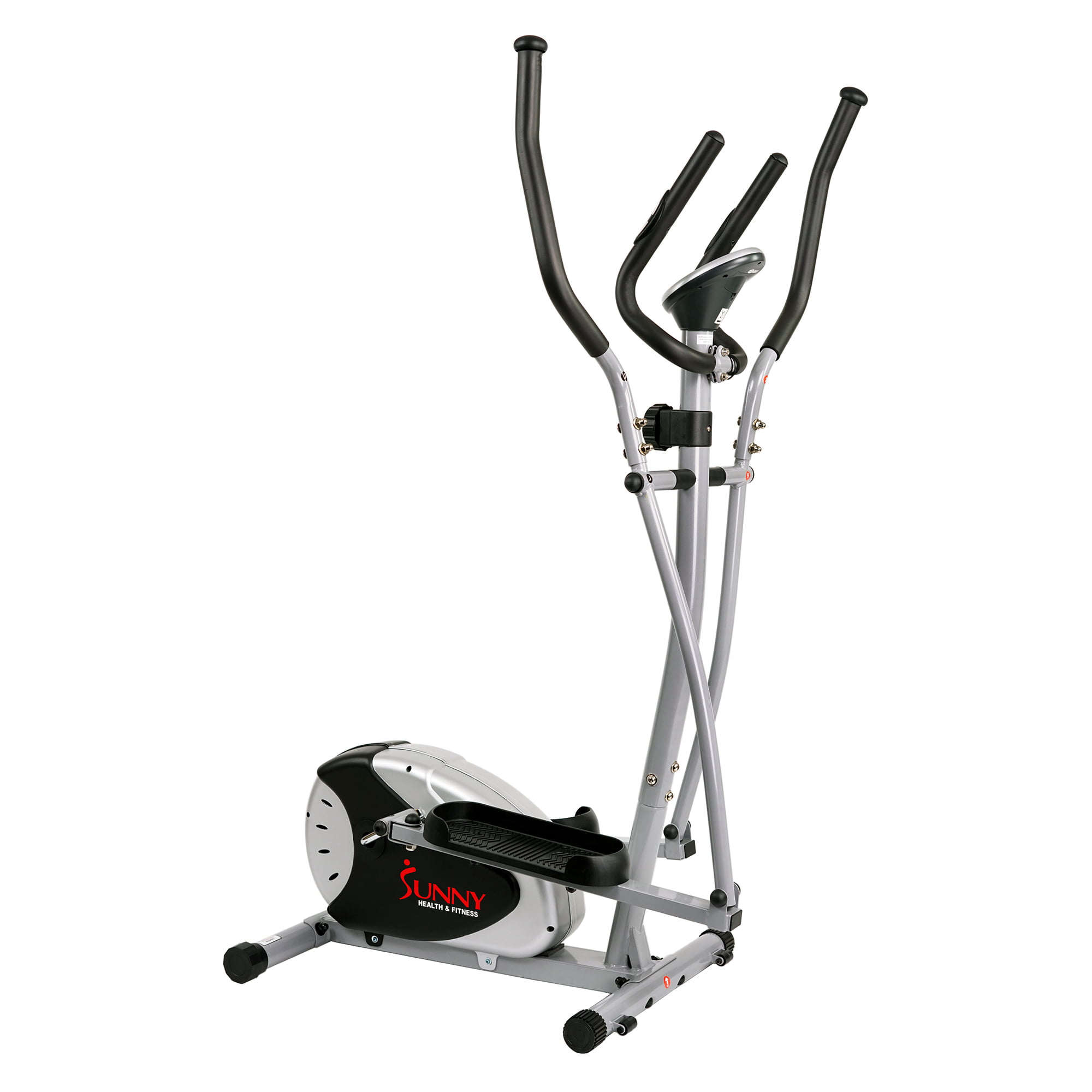 Sunny Health /& Fitness SF-E905 Magnetic Elliptical Cross Trainer w//LCD Monitor and Heart Rate Monitoring