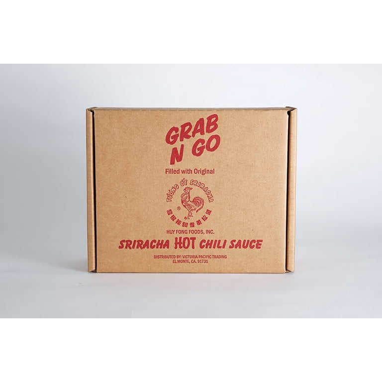 Grab N Go Huy Fong Sriracha Hot Chili Sauce Packets (200 Pack