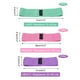 thumbnail image 2 of Uxcell 12Pcs Bandas de Resistencia de Tela para Ejercicio de Glúteos Bandas de Ejercicio Fitness Banda Elástica para Mujeres y Hombres 3 Niveles (S/M/L), 2 of 7