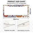 thumbnail image 4 of Coolnut Mexican Talavera License Plate Frames 2pcs, Aluminum Universal Car License Plate Holder with Round Hole for US Vehicles, 12"x 6", 4 of 7