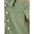 thumbnail image 4 of Baby Boy Patched Pocket Shirt & Shorts Without Tee, 4 of 5