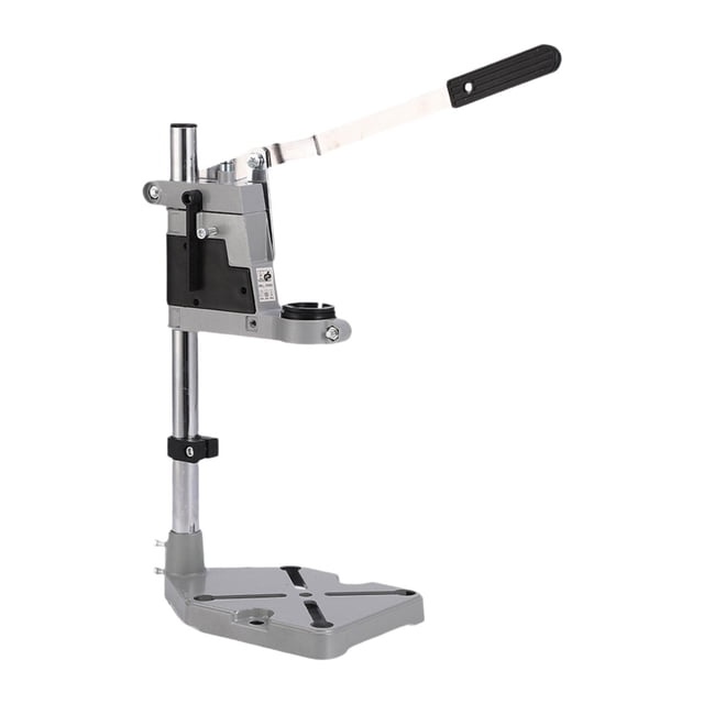 Soporte de soporte para taladro, abrazadera de prensa de taladro portátil ajustable, abrazadera de banco para taladro doméstico de garaje, agujeros en Soporte de un solo orificio