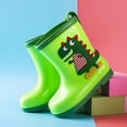 thumbnail image 2 of NOKIO Cartoon Patterned PVC Rain Boots 𝗪aterproof Non-Slip Comfortable Outdoor Shoes for Toddler Kids Playground, 2 of 4
