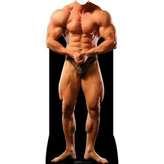 Advanced Graphics 1270 Muscle Man Standin Cardboard Standup