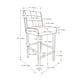 thumbnail image 6 of CorLiving Leila Fabric Upholstered Wood Leg Barstools - Bar Height Stool with Tufted Back, Perfect Tall Bar Height Chair for Kitchen or Bar, 6 of 8