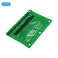 thumbnail image 3 of Unique Bargains Pencil Pouch for 3 Rings Binder, 2 Pack Oxford Cloth Mesh Zipper Binder Pouch Pencil Case Green, 3 of 7