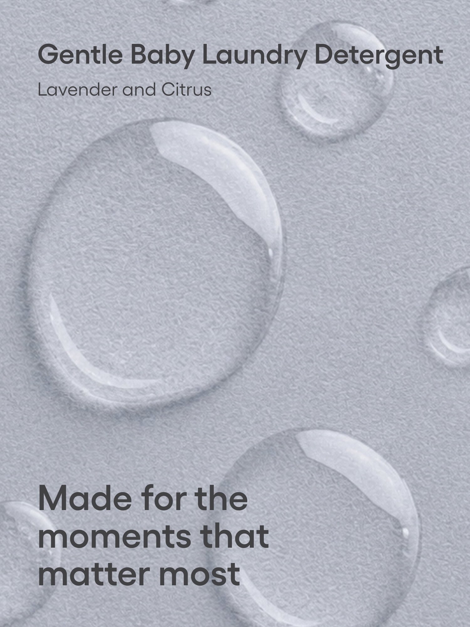Monica + Andy Gentle Baby Laundry Detergent, Lavender & Citrus, Plant-Based Enzyme Formula for Baby Clothes and Sensitive Infant Skin, HE Compatible, 32 fl oz
