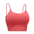 thumbnail image 5 of PEASKJP Wireless Yoga Bras Tshirt Bra Activewear Cloth Bandeau Bra, Orange S, 5 of 5