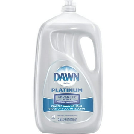 Dawn Ultra Platinum Advanced Power Liquid Dish Soap, 90 Fl Oz