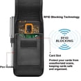 thumbnail image 4 of STONEGO 3.5-6.8inch Phone Nylon Pouch Cell Phone Belt Clip Carrying Holster Case Waist Bag for IPhone,Samsung Galaxy, 4 of 4