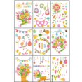 thumbnail image 1 of Etiqueta engomada del conejito del huevo de Pascua, etiqueta engomada de la pared de la fiesta familiar decoración electrostática de la ventana de cristal del centro comercial LingWen 8390613723109, 1 of 1