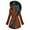 Brown, variant on Winter Coats for Women Plus Size Quilted Puffer Down Fleece Warm Thicken Hooded Parka Jacket Pocket Zip Padded Outerwear