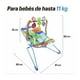 thumbnail image 3 of Raganet cartoon deluxe silla vibradora mecedora de bebe musical con juegos azul, 3 of 5