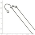 thumbnail image 2 of Leslie's 925 Sterling Silver Adjustable 1.1mm Snake Chain; 30 inch; Lobster Clasp; for Adults and Teens; for Women and Men, 2 of 2