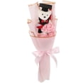 thumbnail image 1 of Adorable Graduation Bear Bouquet Present Grad Party Floral Bear Doll Bouquet Gift, 1 of 4
