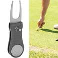 thumbnail image 1 of Outil de Réparation pour Terrain de Golf, Matériau en Acier Inoxydable, Conception Pliable, Fourche de Terrain de Golf, Finition Soignée, Petite Taille, pour Outil de Réparation pour Pelouse Rouge, Vert, Gris, Noir, 1 of 7