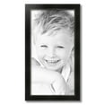 thumbnail image 2 of ArtToFrames 13" x 25" Honors Black with Silver Picture Frame, 13x25 inch Black Wood Poster Frame (WOM-5157),  Pack, 2 of 7