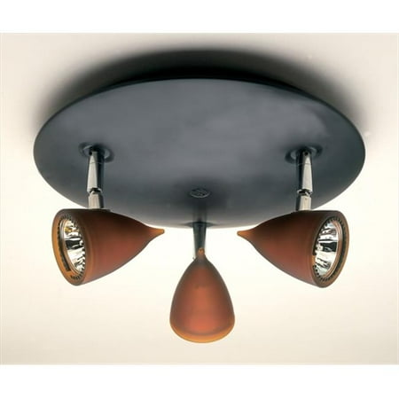 8113 Blue Wh Vetro Ceiling Lights 3 Light Halogen 12v 50w In White