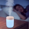 thumbnail image 1 of Fiudx Liquidación de ofertas flash Humidificador de luz nocturna, pequeño, portátil, para el hogar, USB, grande, silencioso, mini purificador, gran diámetro, fácil de operar, disponible en muchos col, 1 of 7