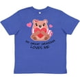 thumbnail image 3 of Inktastic My Great Grandma Loves me- bear and hearts Youth T-Shirt, 3 of 5