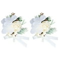 thumbnail image 2 of Boutonniere de boda, 2 piezas Boutonniere de colores vibrantes Boutonniere para novio Boutineers para hombres boda rendimiento inigualable, 2 of 8
