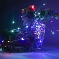 thumbnail image 3 of BOSAN 2PCS Fairy Lights Indoor Outdoor Battery Operated, Silver Wire 8 Mode 16Ft 50 LEDs Timer Christmas String Lights with Remote for Tree Bedroom Party Wedding Decoration (Multicolor), 3 of 6