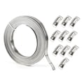 thumbnail image 5 of BUYISI Powerful Diy Stainless Steel Hose Clamp Set 11 5Ft Long For Conduit Fastening, 5 of 5