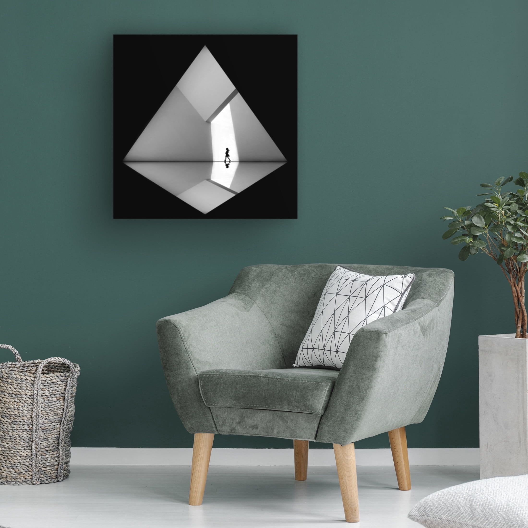 Trademark Fine Art Huib Limberg  Walking the Diamond 01 Canvas Wall Art