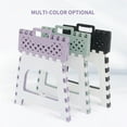 thumbnail image 4 of Home Use Foldable Stool Outdoor Portable Space-Saving Thickened Step Stool Adults Students Sturdy Folding Chair, 4 of 8